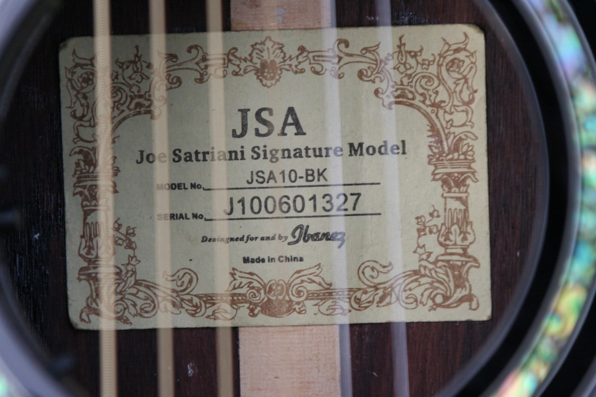 IBANEZ JSA10-BK ELEKTRO AKUSTİK GİTAR