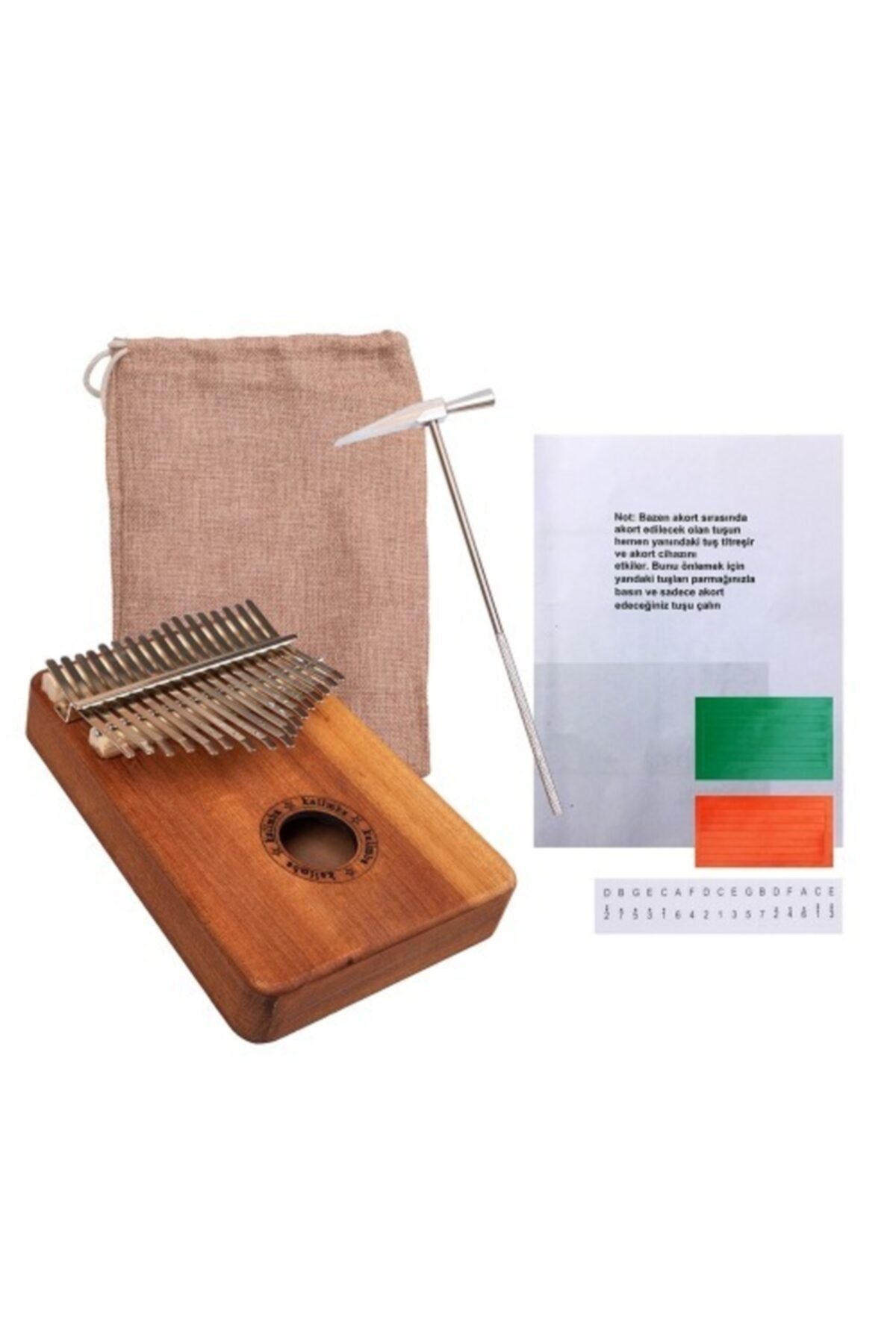 Kalimba 17 Tuşlu Anka Full Set