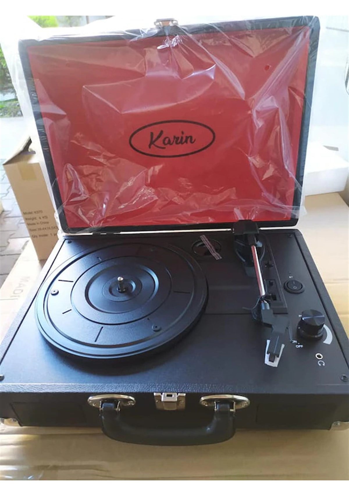 Karin K992 Nostaljik Dijital Özel Çantalı Bluetooth Destekli Pikap