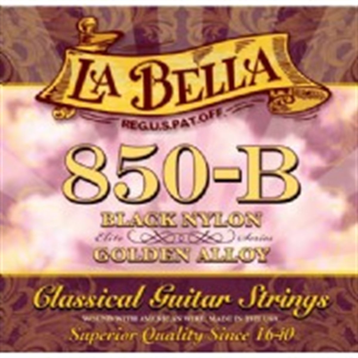 La Bella Golden Alloy Siyah Dupont 850B Takım Tel Klasik Gitar Te