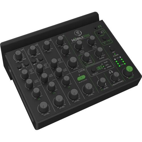Mackie Mobilemix 8 Kanal Dahili Efektli ve Bluetooth Bağlantılı Pil ile Çalışabilen Mikser