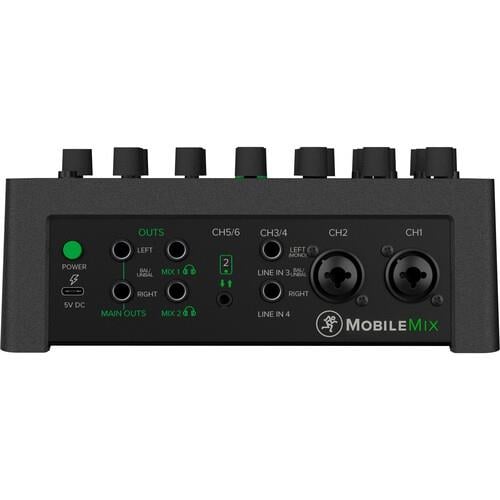 Mackie Mobilemix 8 Kanal Dahili Efektli ve Bluetooth Bağlantılı Pil ile Çalışabilen Mikser