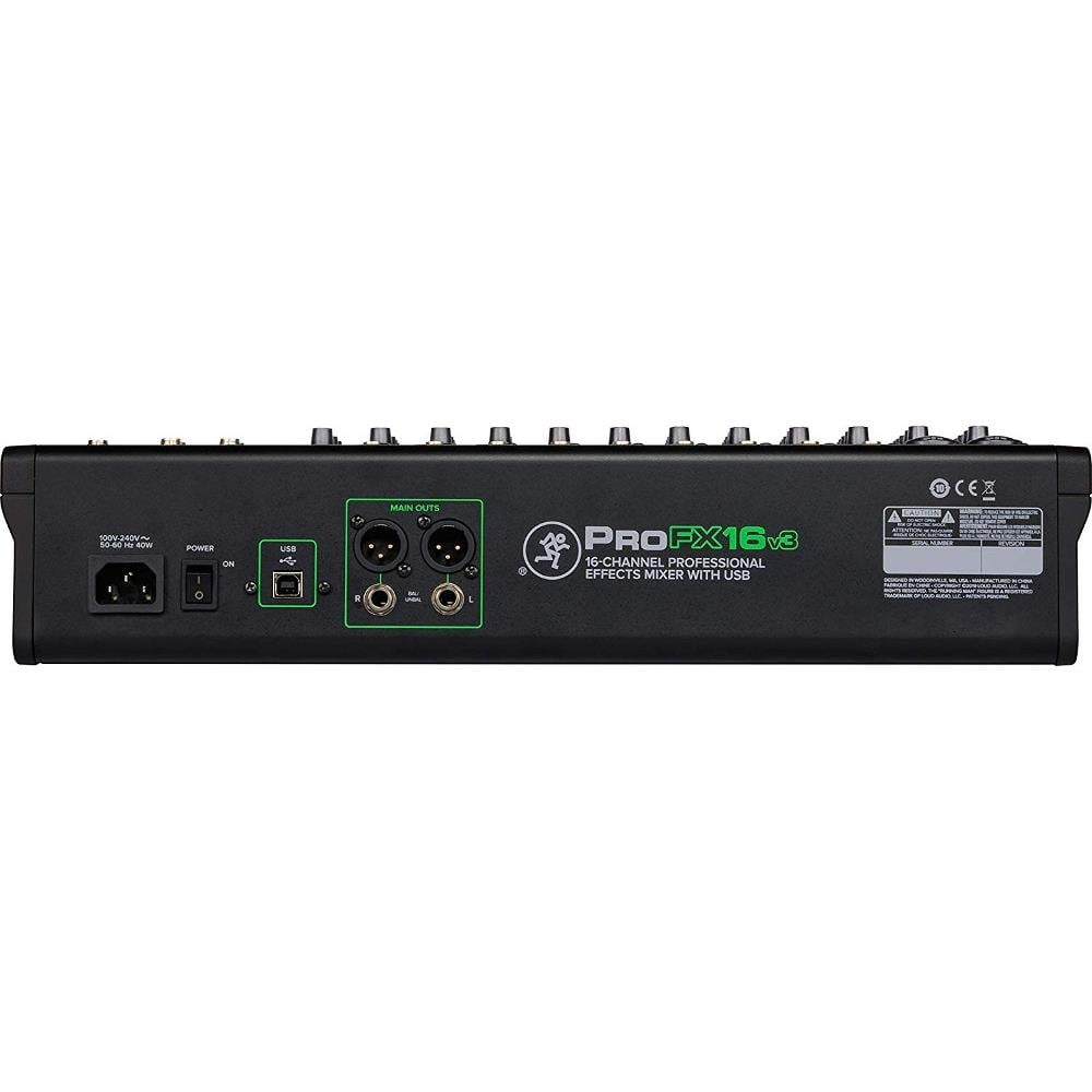 Mackie PROFX16 V3 16-Kanal 4-Bus Profesyonel Efektli Mikser