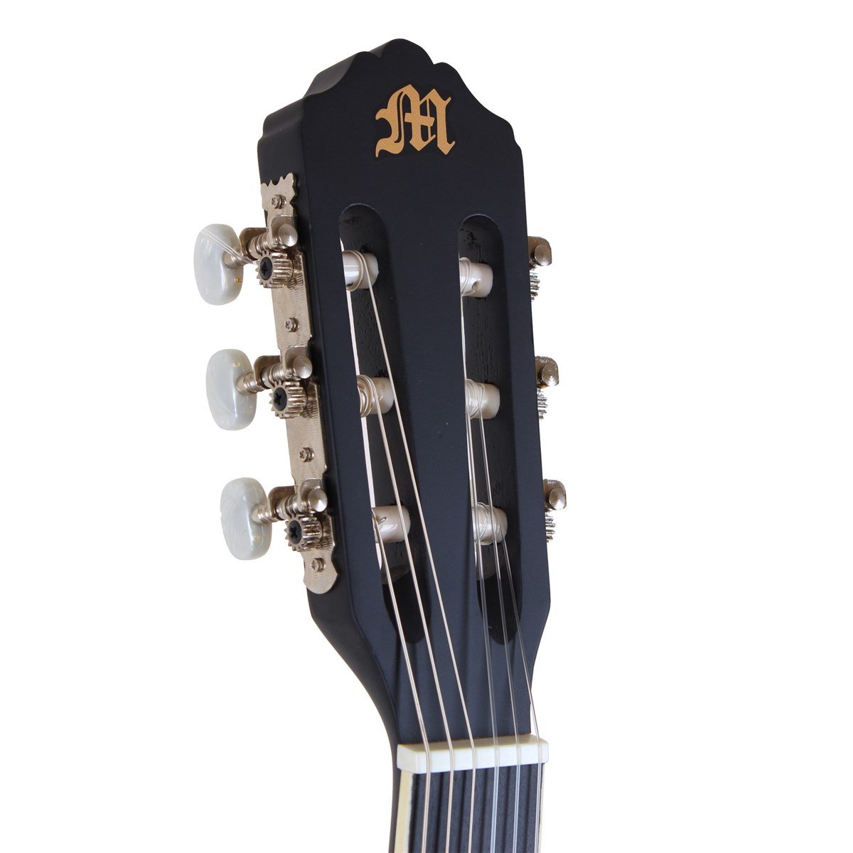 Miguel Angela MA1M-JR-BK Siyah 3/4 Klasik Gitar (Mat Cilalı) Kılıf+Pena