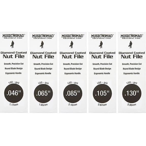 Musicnomad MN673 Bas Gitar Eşik Yuvası Elmas Eğe Seti (5 adet)