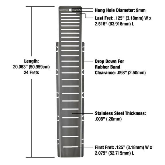 Musicnomad MN800 Fretboard Guard F-25,5'