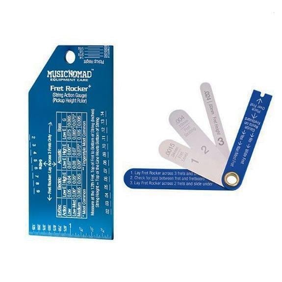 Musicnomad MN870 Fret Ölçü Kiti (Fret Rocker ve Fret Gauge)