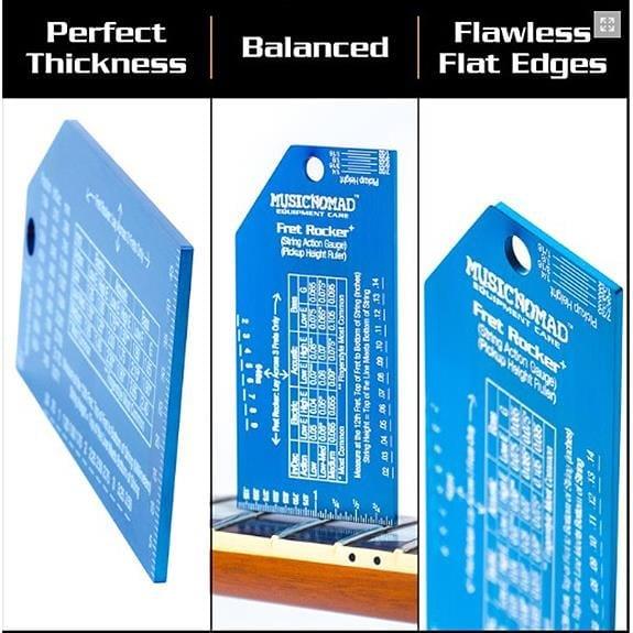 Musicnomad MN870 Fret Ölçü Kiti (Fret Rocker ve Fret Gauge)