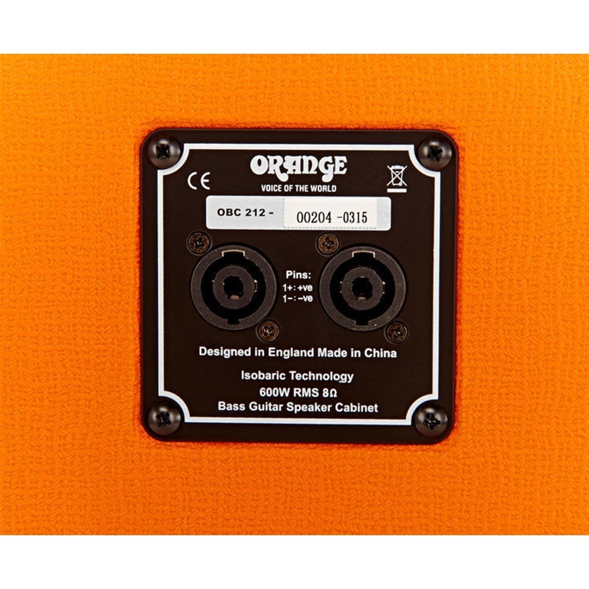 Orange OBC212 Isobaric Bas Gitar Kabini