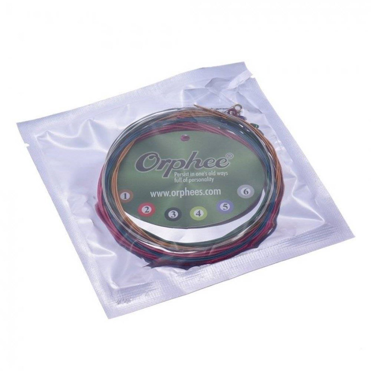 Orphee TX620-C Akustik Gitar Teli RENKLİ TAKIM