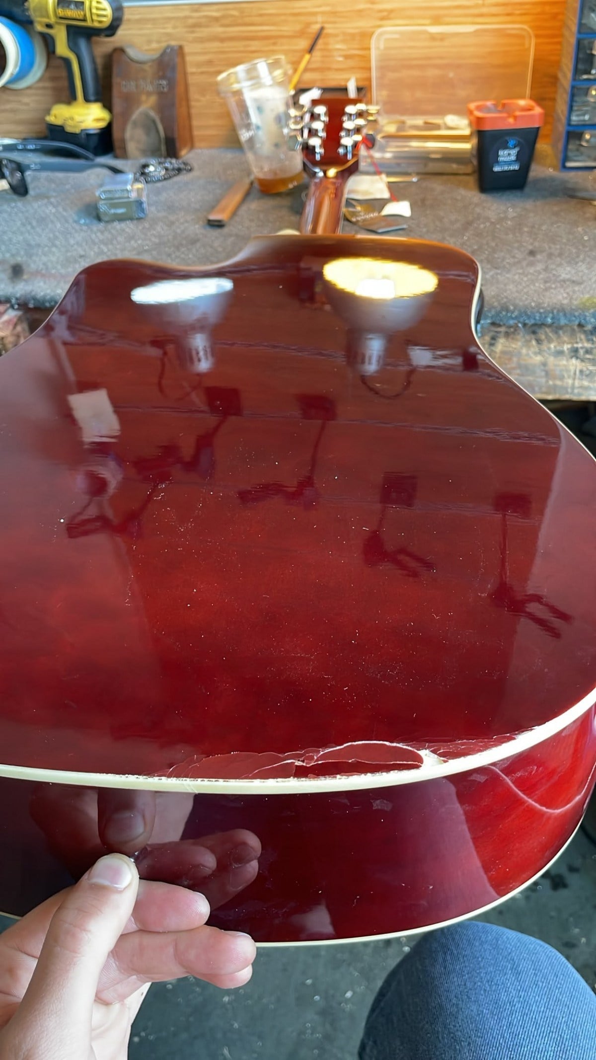 Outlet - Almira F650N-WRC Wine Red Elektro Akustik Gitar