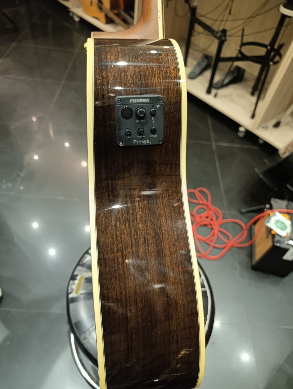 Outlet - ESP LTD D-430E Natural Elektro Akustik Gitar