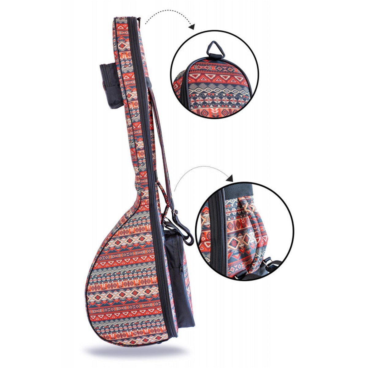 Profesyonel Gigbag Bağlama Kılıfı Otantik