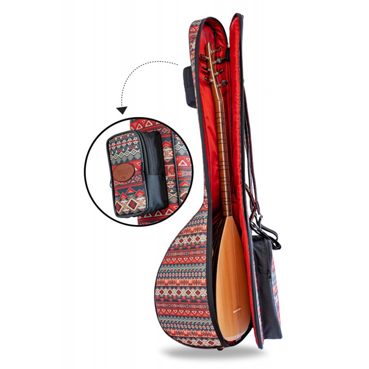 Profesyonel Gigbag Bağlama Kılıfı Otantik