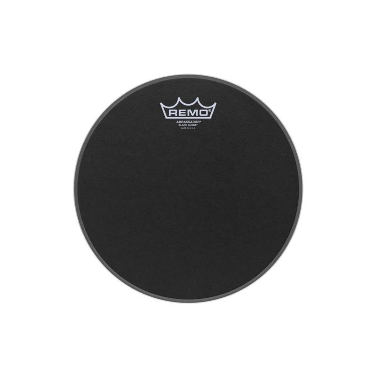 REMO AMBASSADOR® BLACK SUEDE 10 inç Davul Derisi
