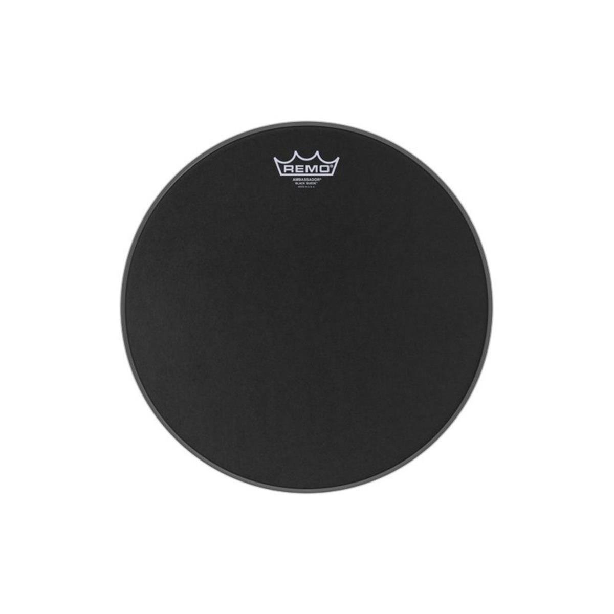 REMO AMBASSADOR® BLACK SUEDE 14 inç Davul Derisi