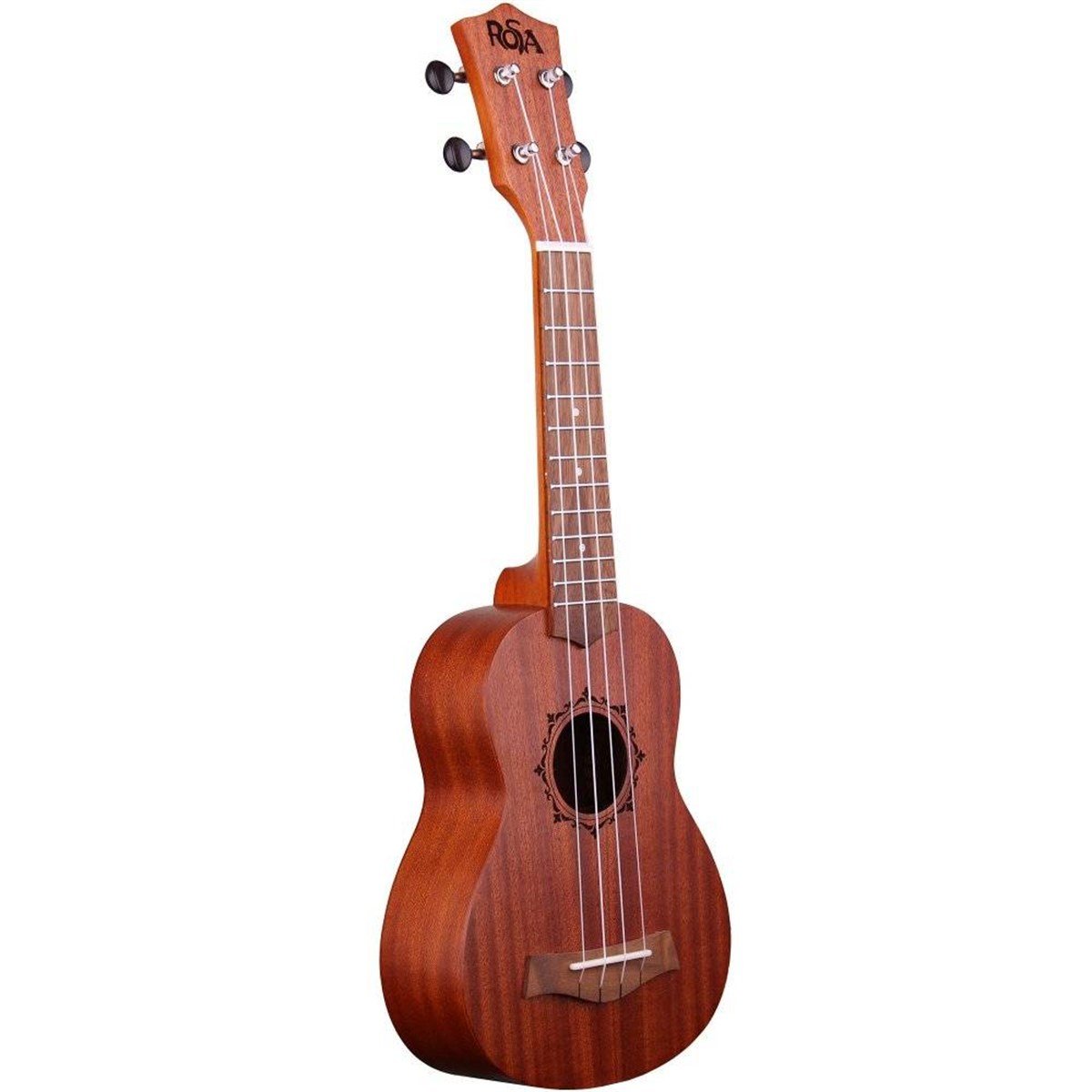 Rosa RU-01 Natural Soprano Ukulele KILIF+ PENA DAHİL