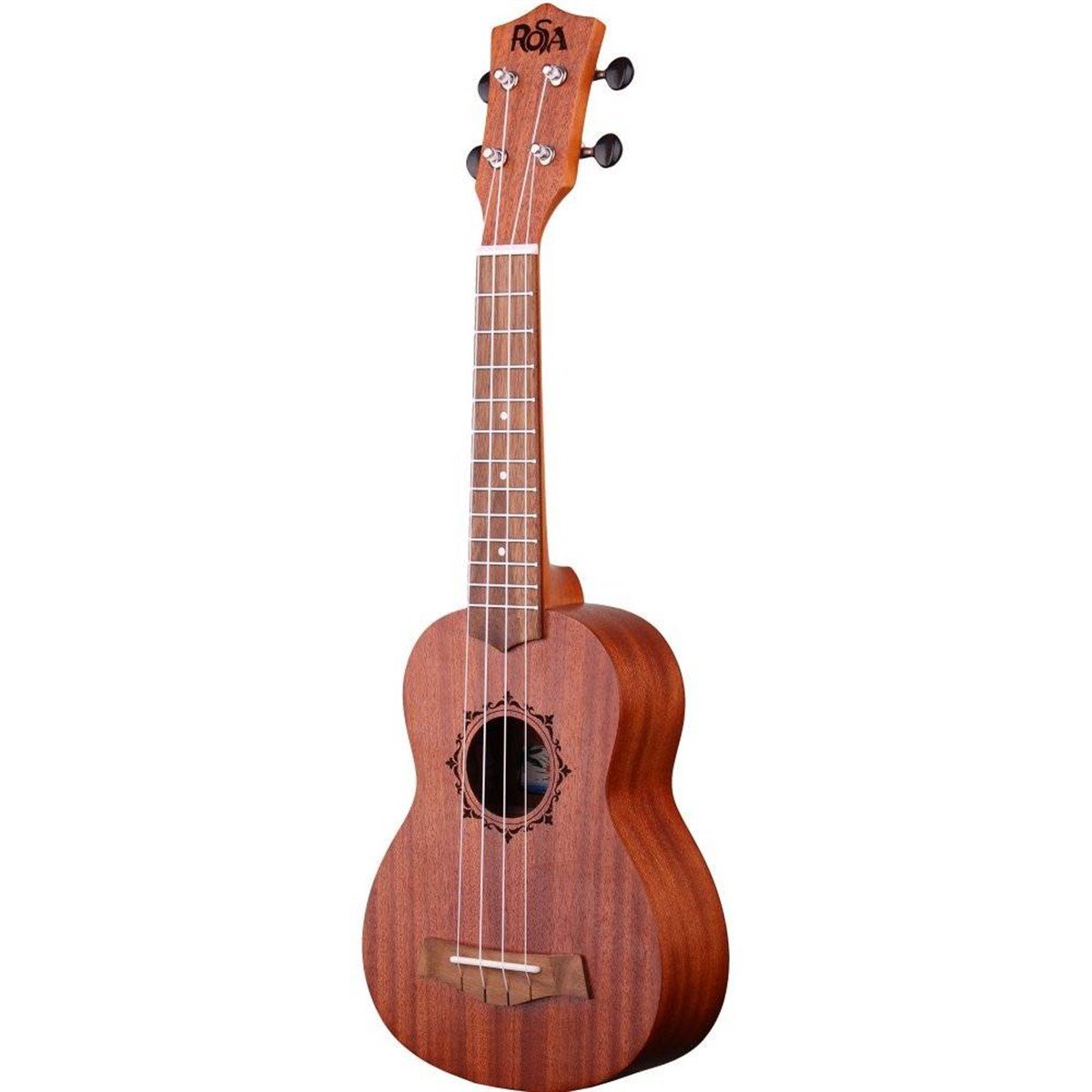 Rosa RU-01 Natural Soprano Ukulele KILIF+ PENA DAHİL