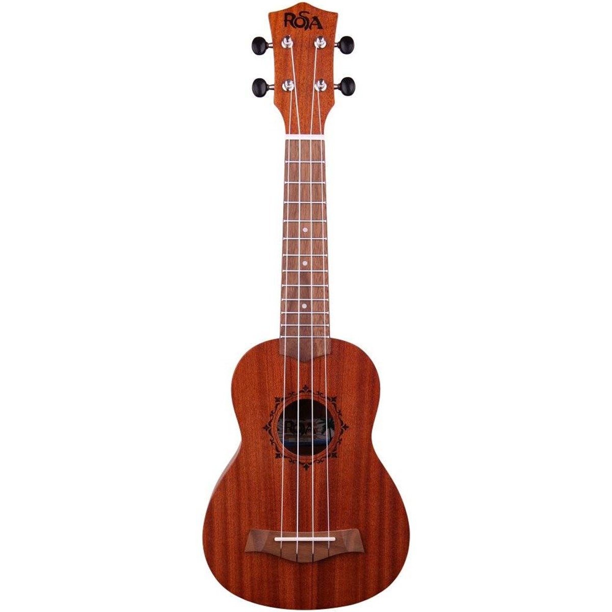 Rosa RU-01 Natural Soprano Ukulele KILIF+ PENA DAHİL