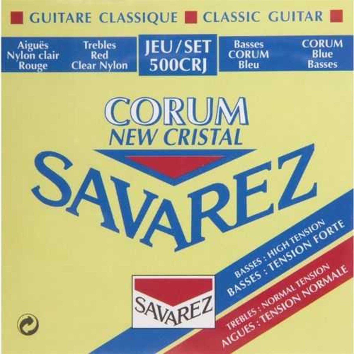 Savarez 500CRJ Cristal Corum Rouge Blue Klasik Gitar Teli