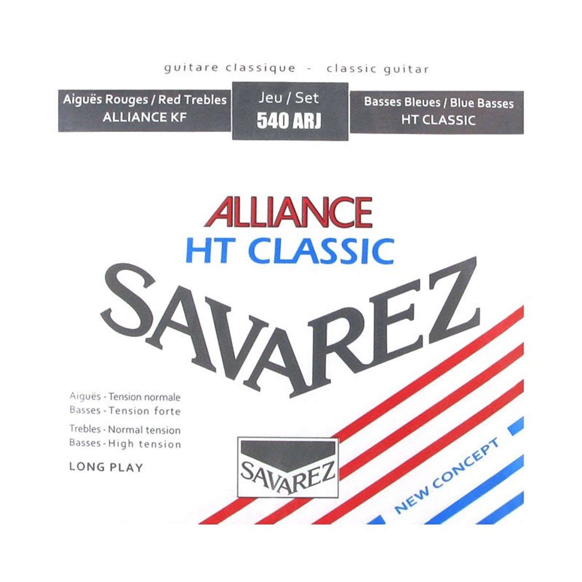 Savarez 540ARJ Rouge Blue Hard Tension Classic Klasik Gitar Teli