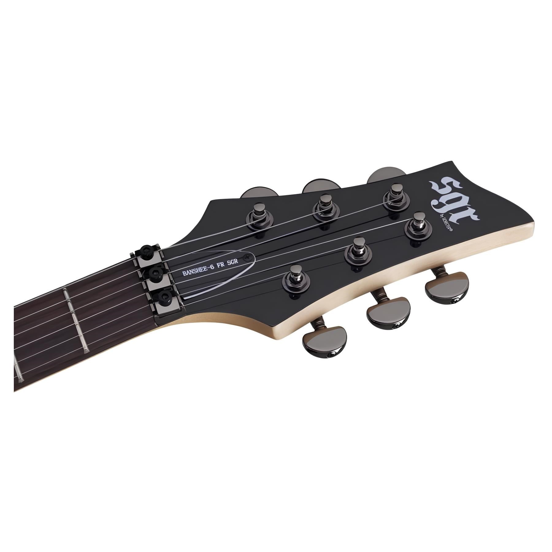 Schecter BANSHEE-6 FR SGR Elektro Gitar (Gloss Black)