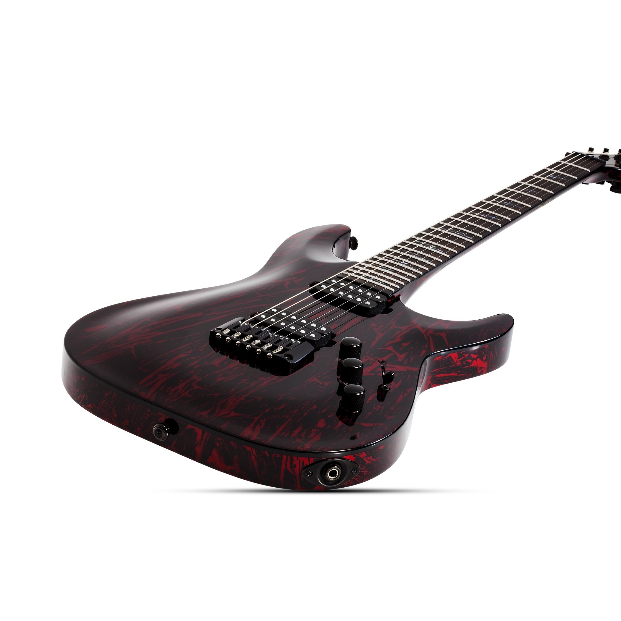 Schecter C-1 Silver Mountain Elektro Gitar (Blood Moon)