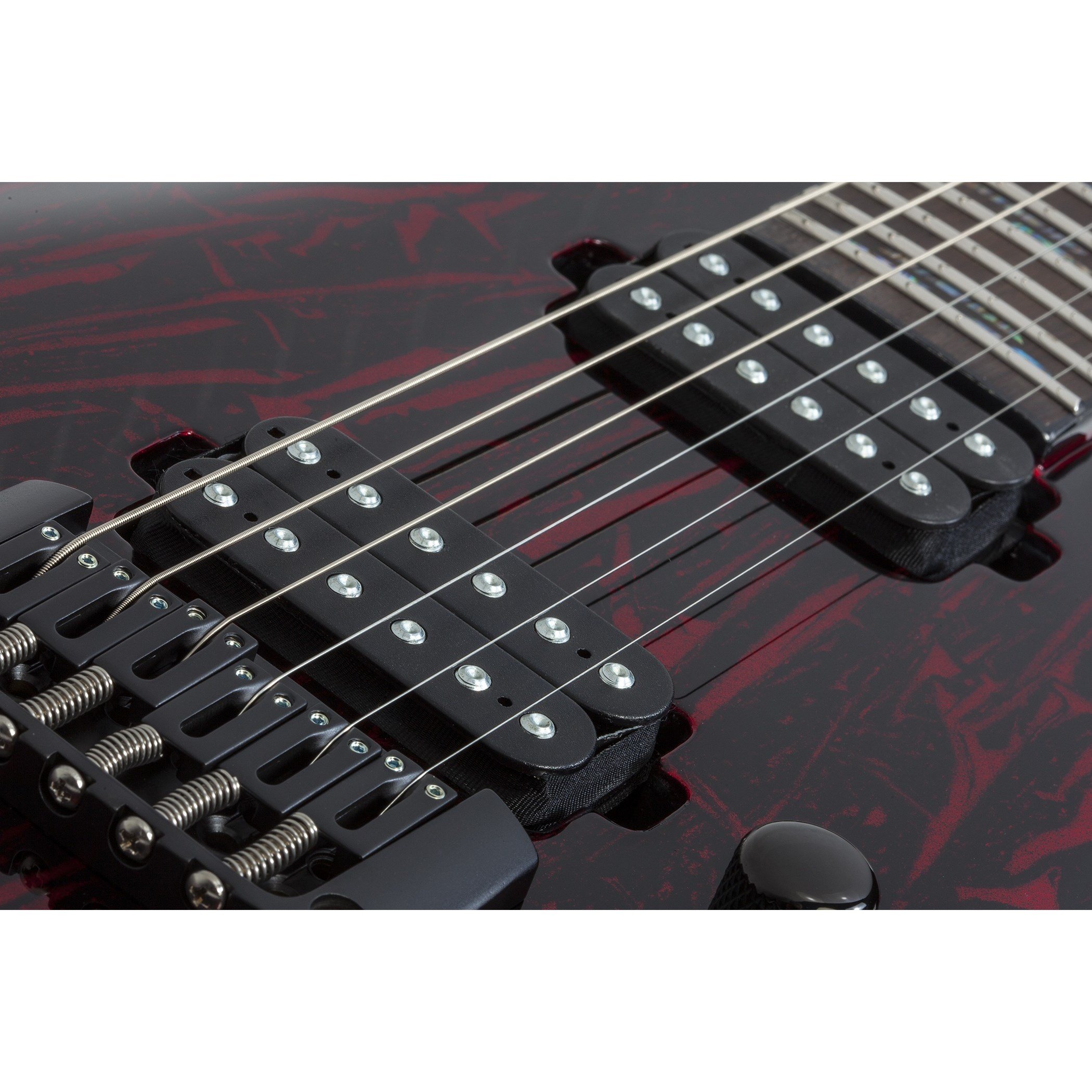 Schecter C-1 Silver Mountain Elektro Gitar (Blood Moon)