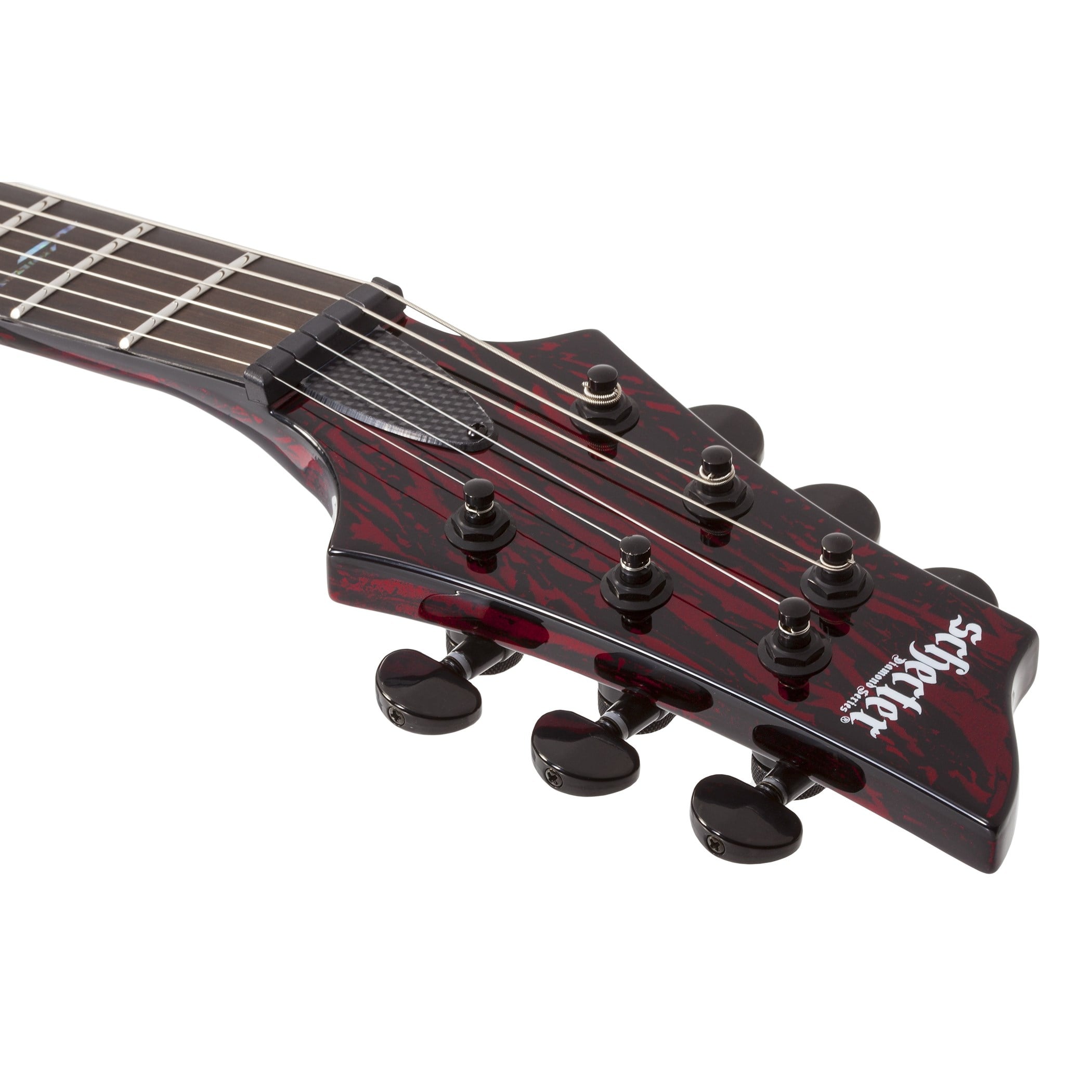 Schecter C-1 Silver Mountain Elektro Gitar (Blood Moon)