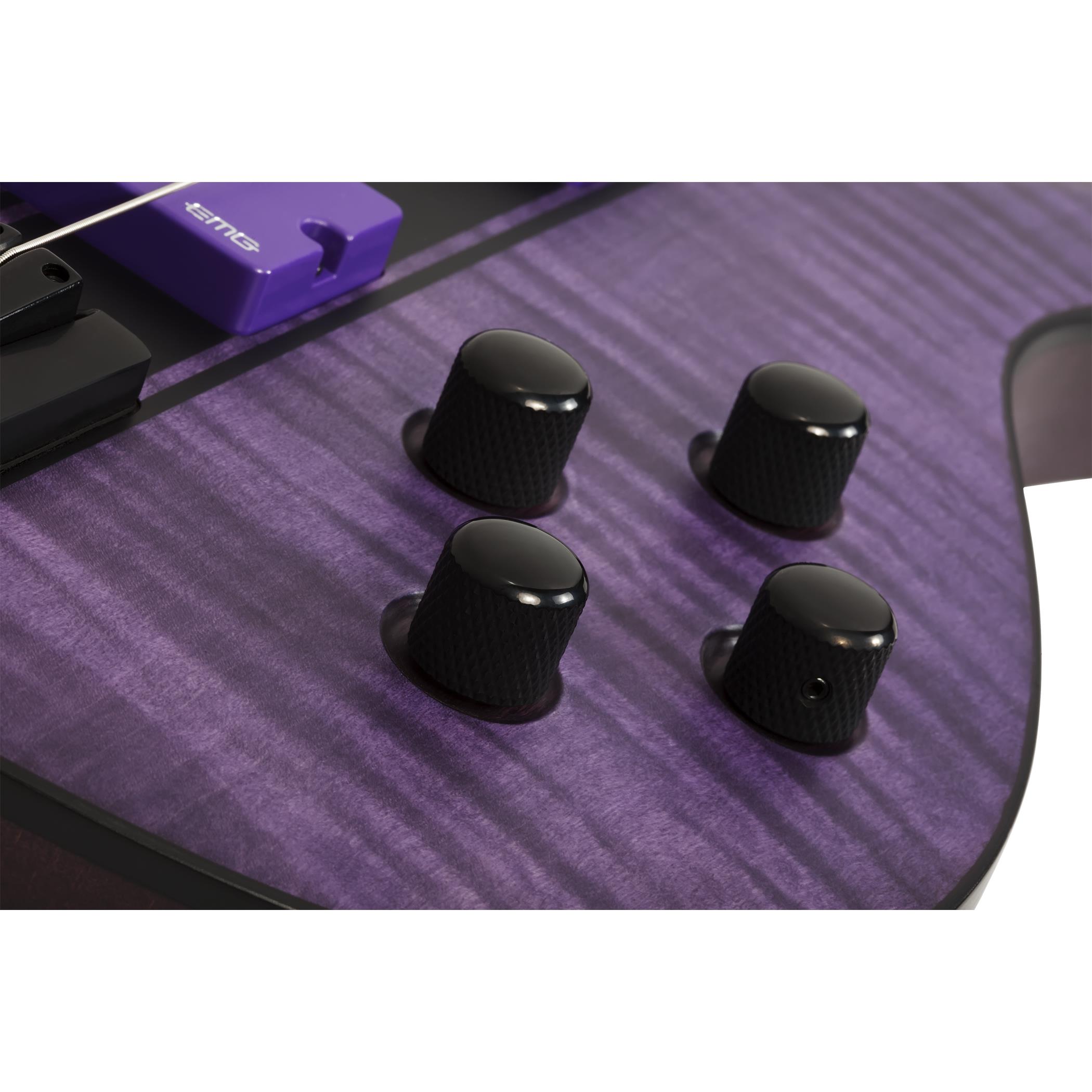 Schecter C-4 GT Bas Gitar (Satin Trans Purple)