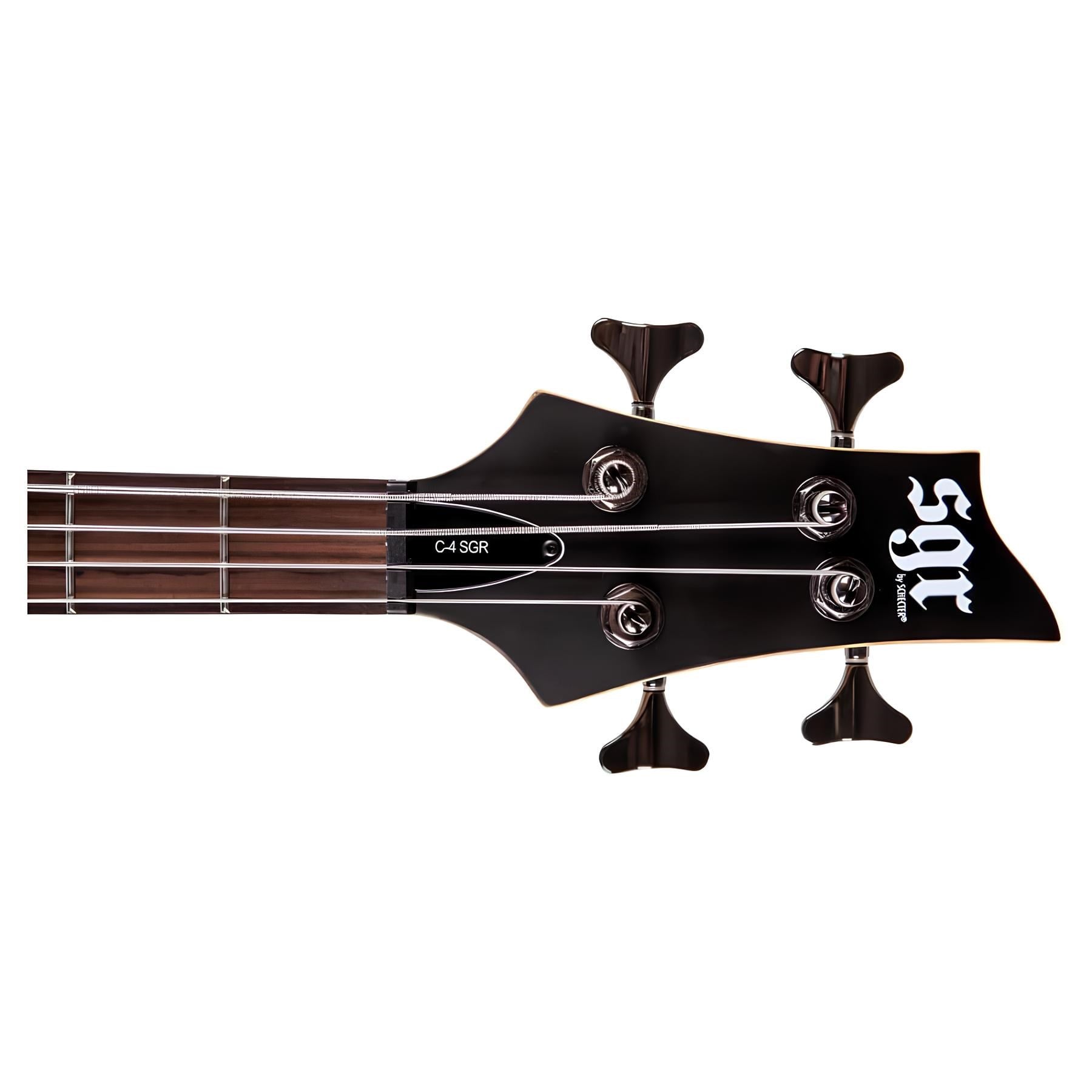 Schecter C-4 SGR Bas Gitar (Metallic Red)