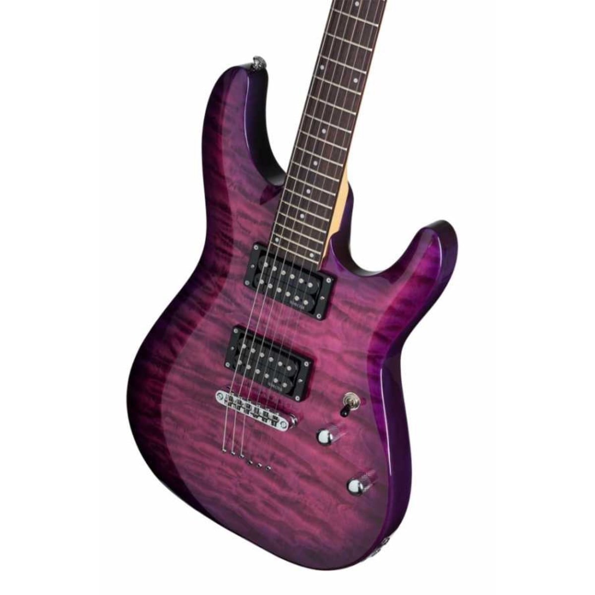 Schecter C-6 Plus Elektro Gitar (Electric Magenta)
