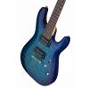 Schecter C-6 Plus Elektro Gitar (Ocean Blue Burst)