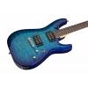 Schecter C-6 Plus Elektro Gitar (Ocean Blue Burst)