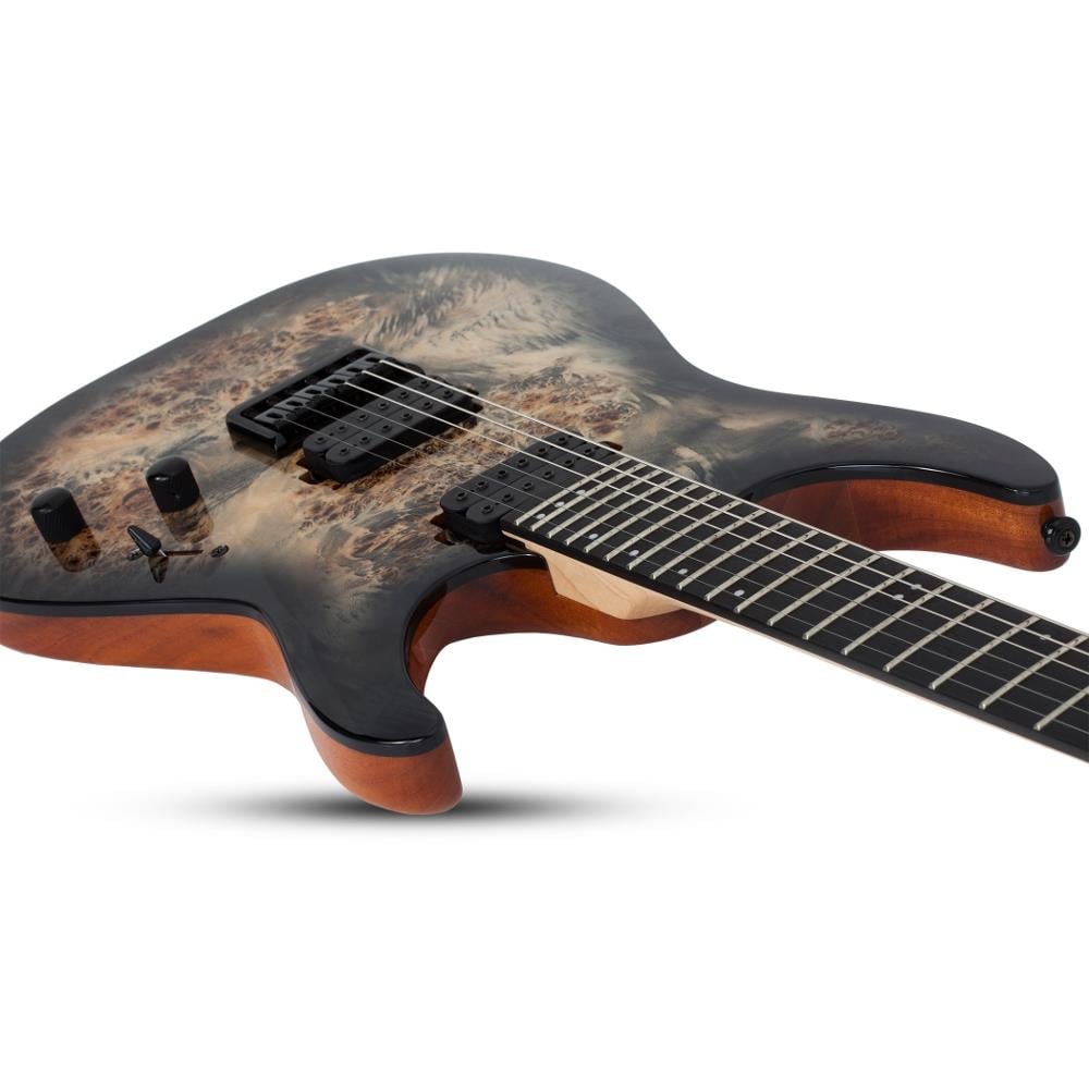 Schecter C-6 Pro Elektro Gitar (Charcoal Burst)