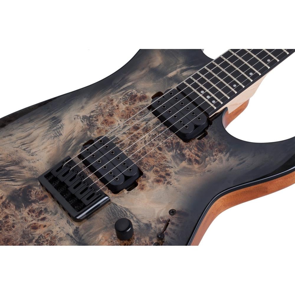 Schecter C-6 Pro Elektro Gitar (Charcoal Burst)
