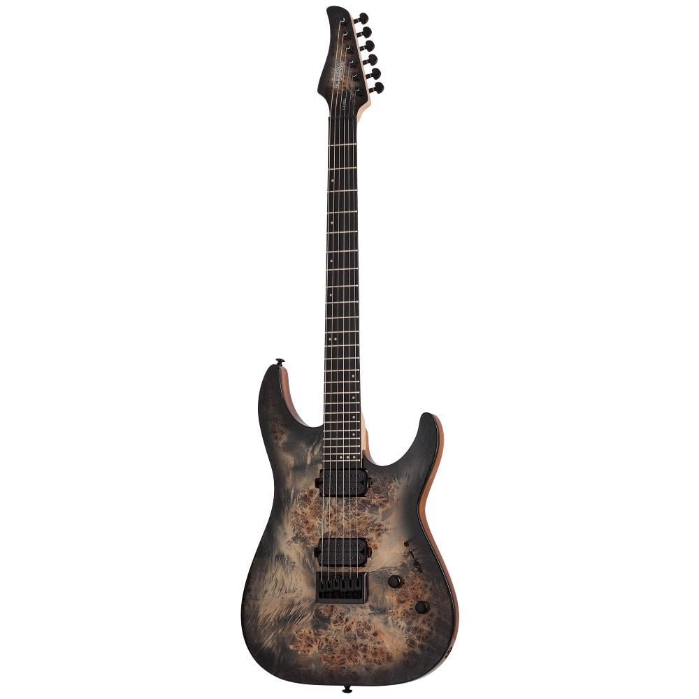 Schecter C-6 Pro Elektro Gitar (Charcoal Burst)