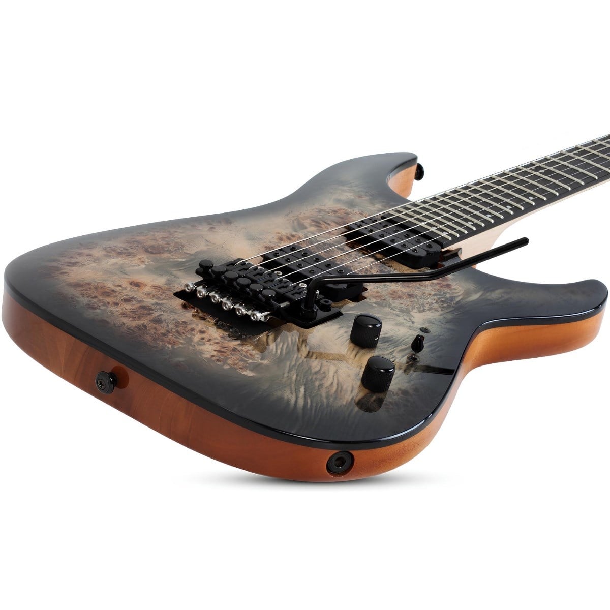 Schecter C-6 Pro FR Elektro Gitar (Charcoal Burst)