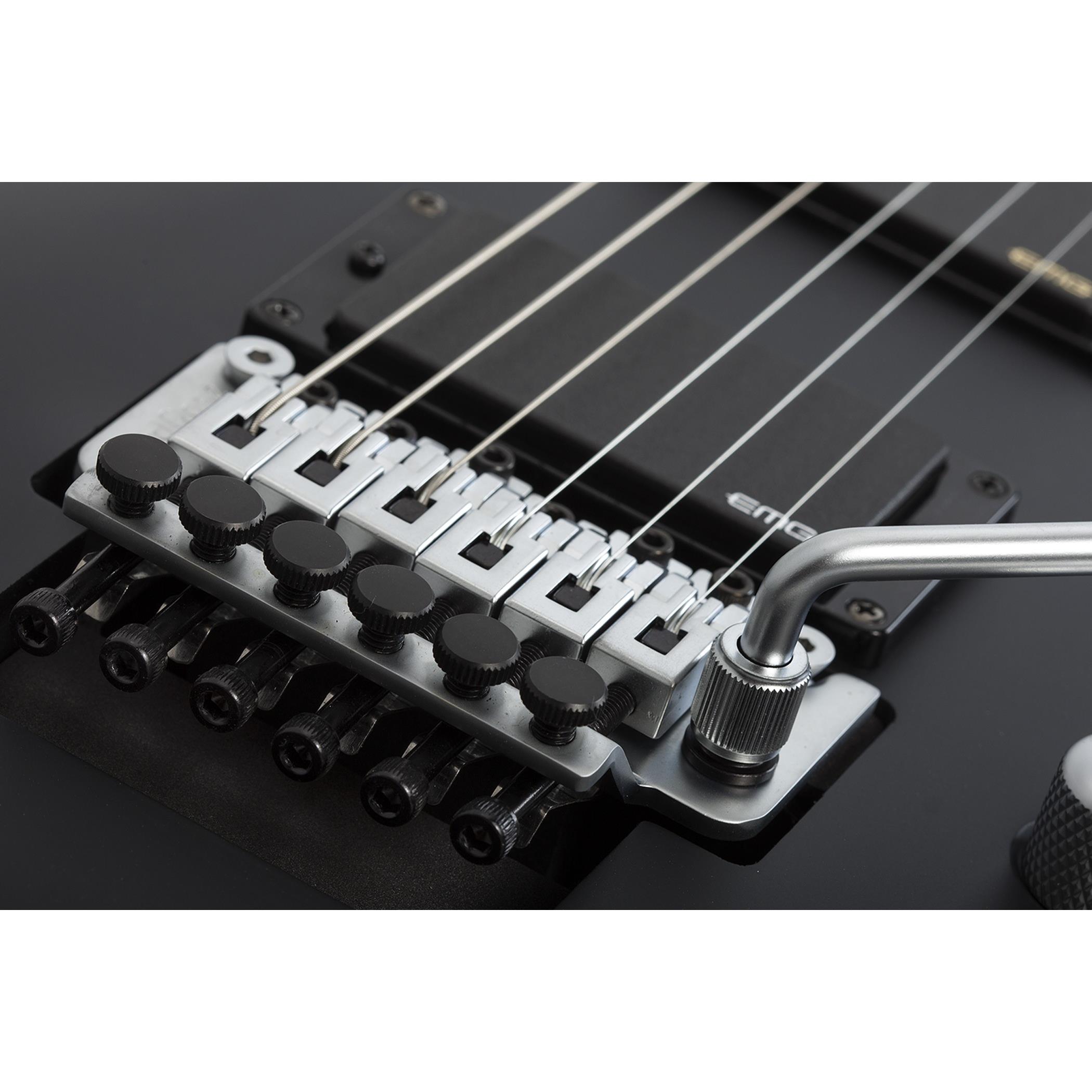 Schecter Damien Platinum 6 FR Elektro Gitar (Mat Siyah)