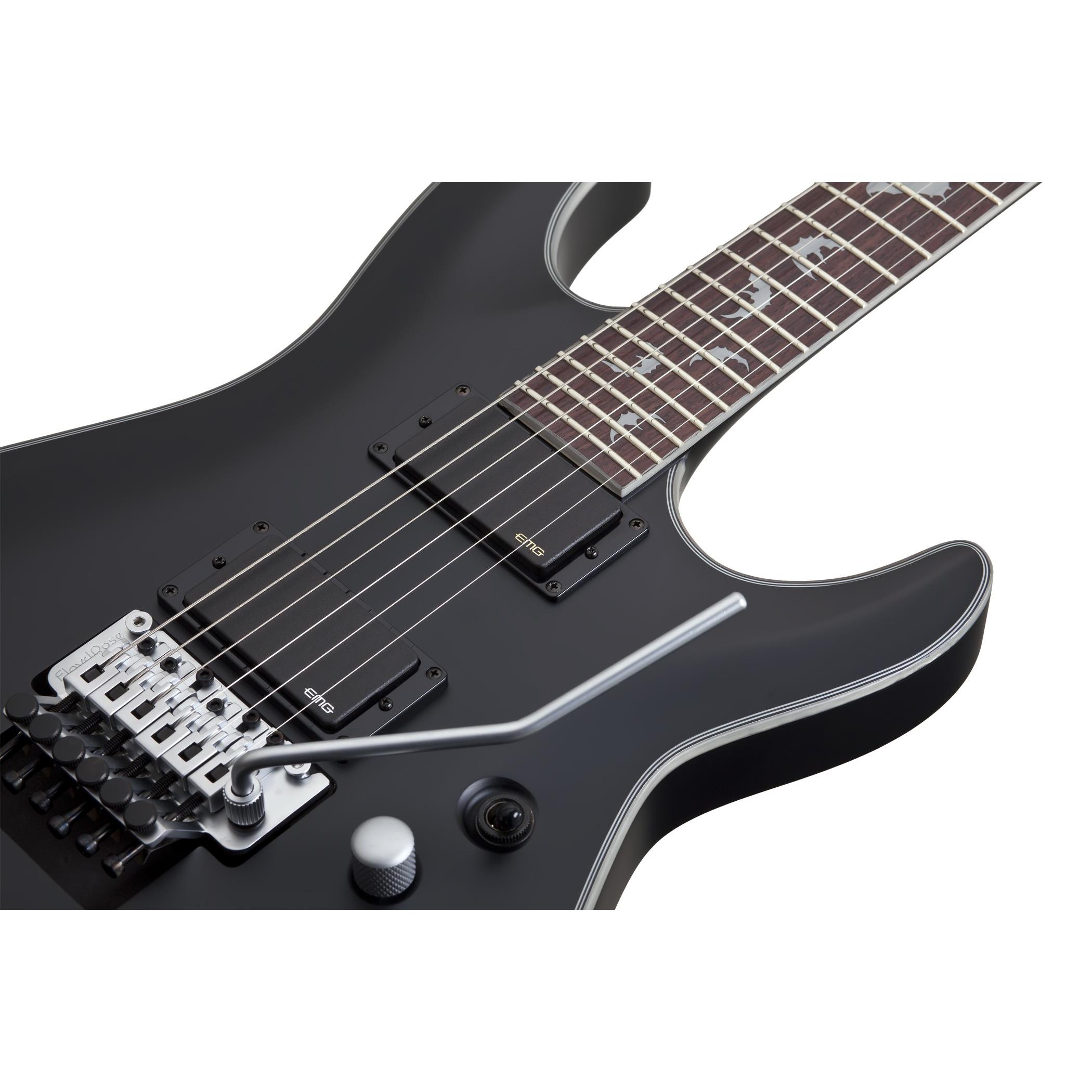 Schecter Damien Platinum 6 FR Elektro Gitar (Mat Siyah)