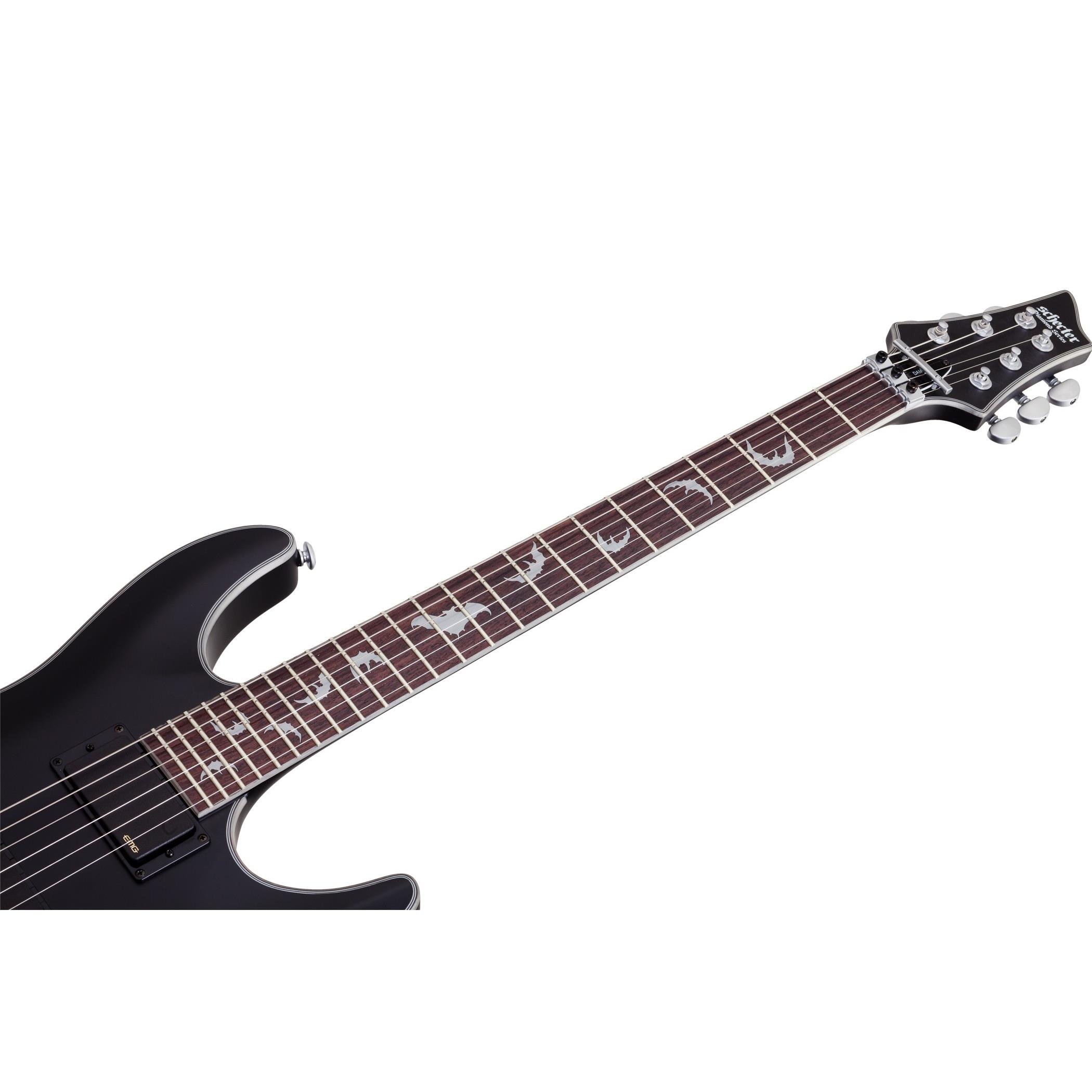 Schecter Damien Platinum 6 FR Elektro Gitar (Mat Siyah)