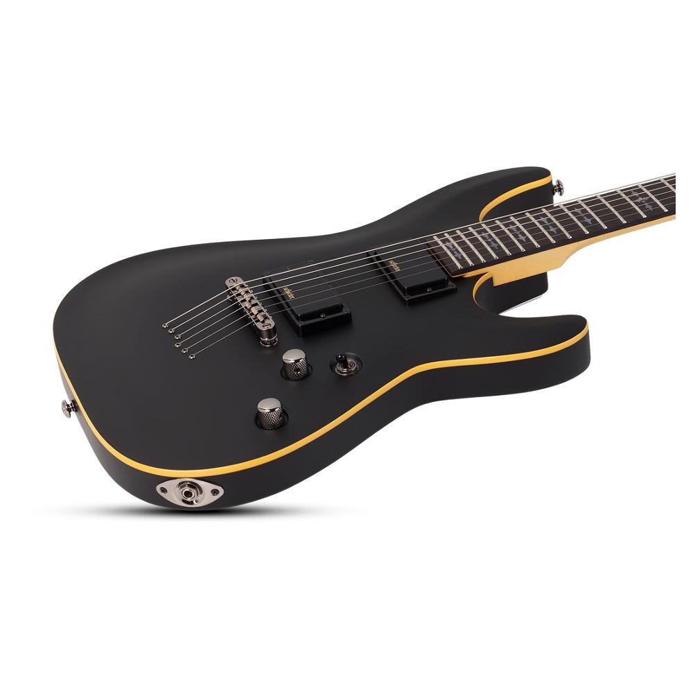 Schecter Demon-6 Elektro Gitar (Aged Black Satin)
