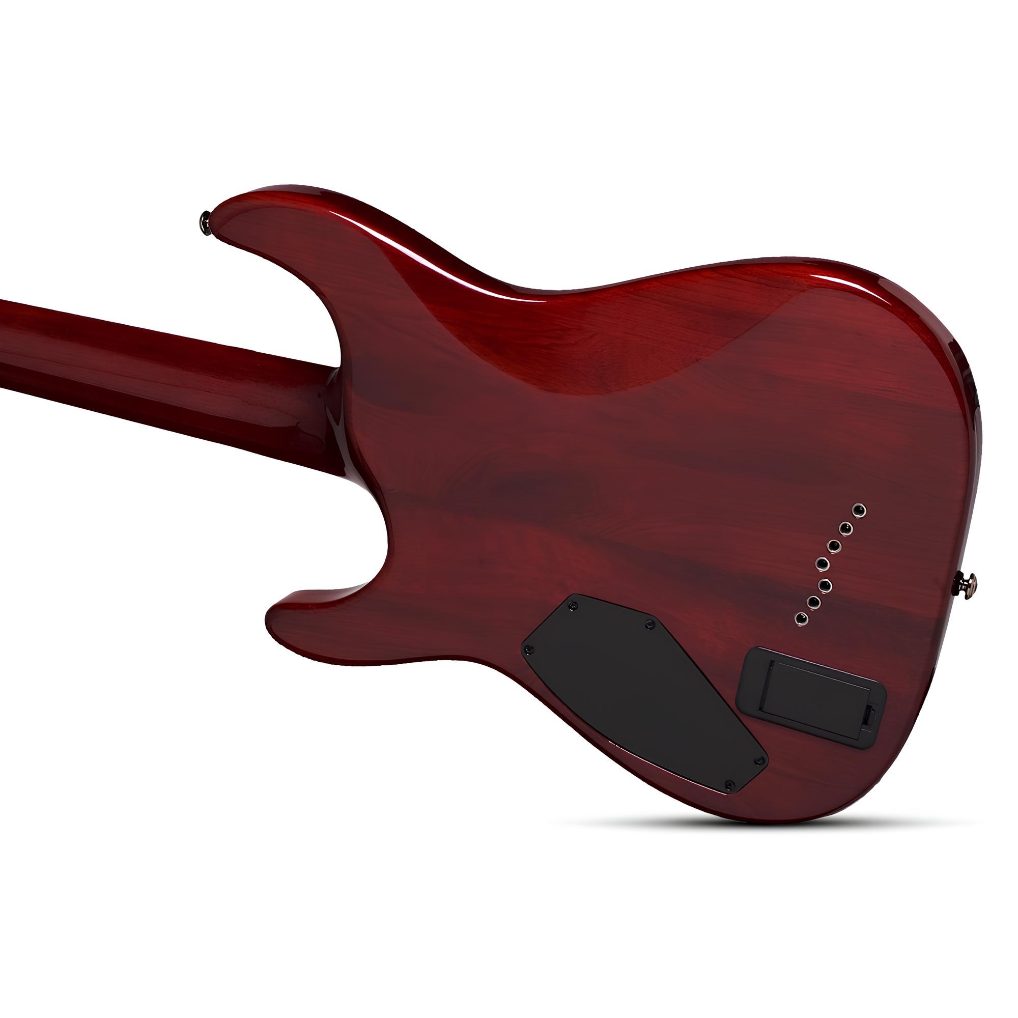 Schecter Hellraiser C-7 7 Telli Elektro Gitar (Black Cherry)
