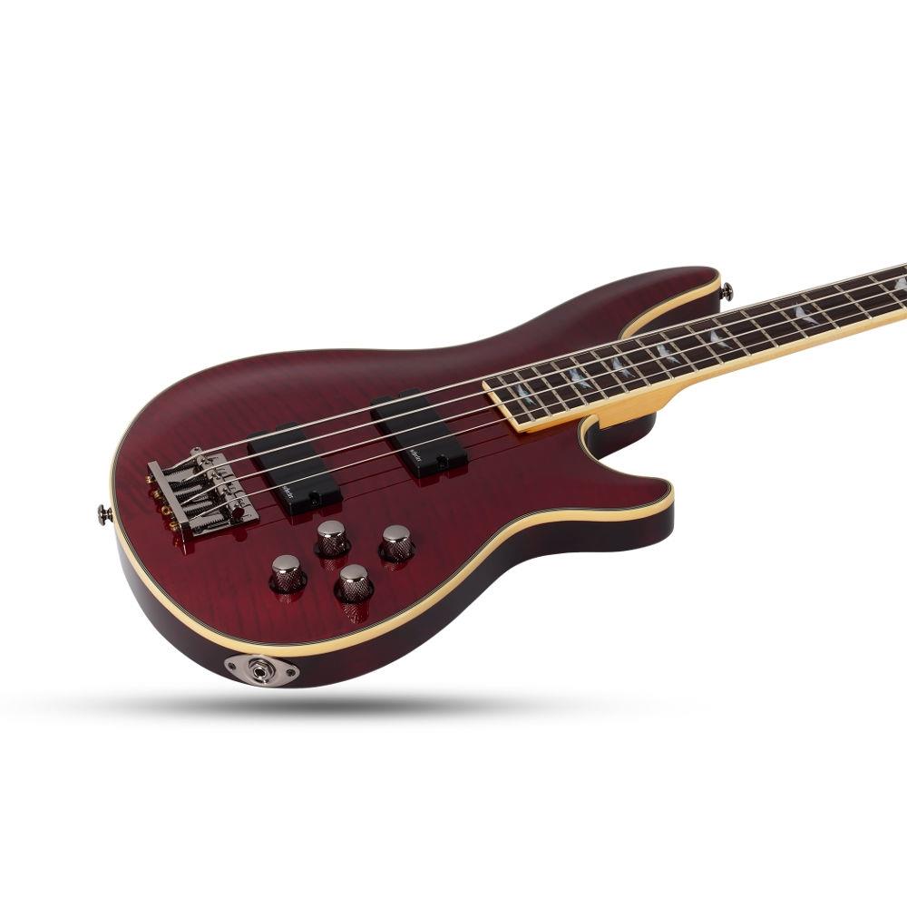 Schecter Omen Extreme-4 Bas Gitar (Black Cherry)