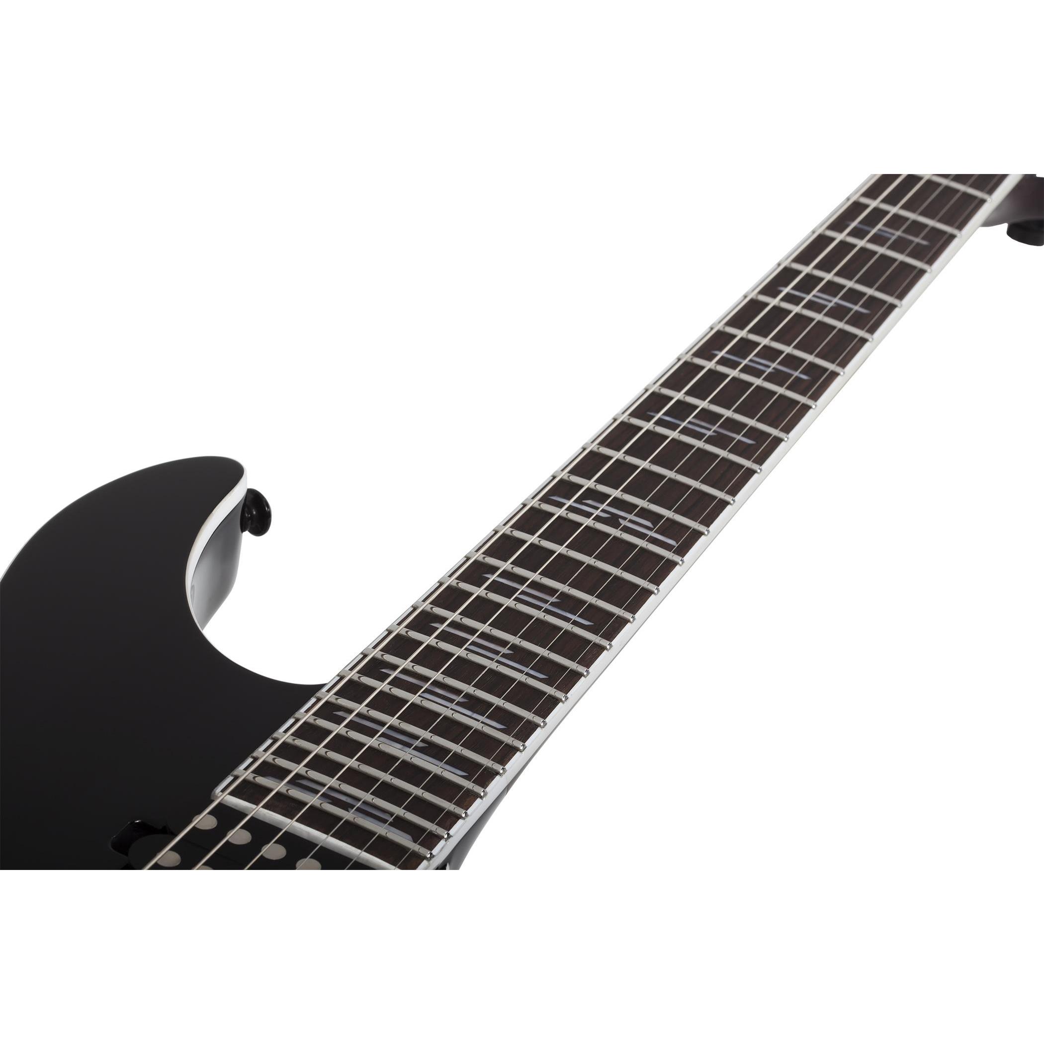 Schecter Reaper-6 Custom Elektro Gitar (Parlak Siyah)