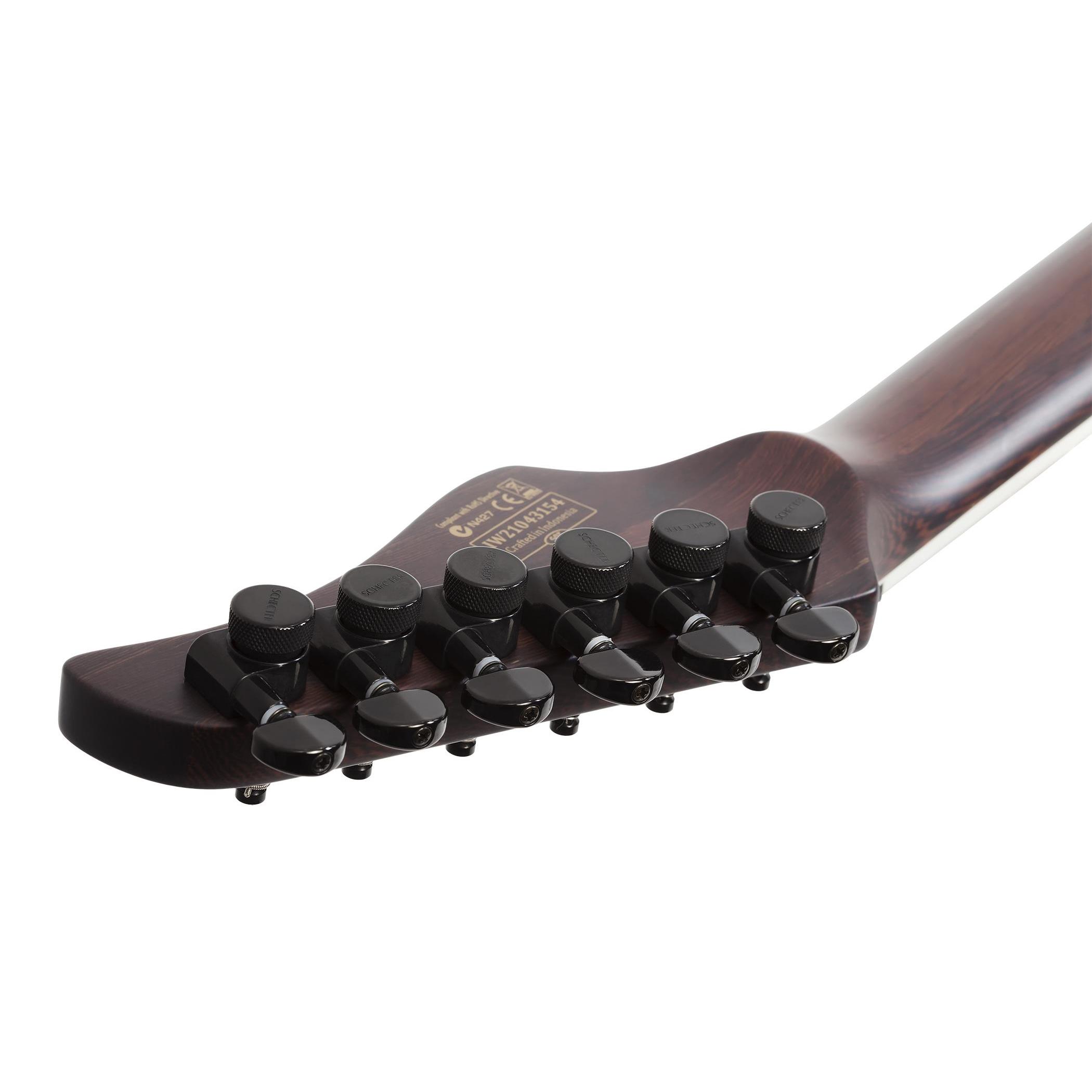 Schecter Reaper-6 Custom Elektro Gitar (Parlak Siyah)