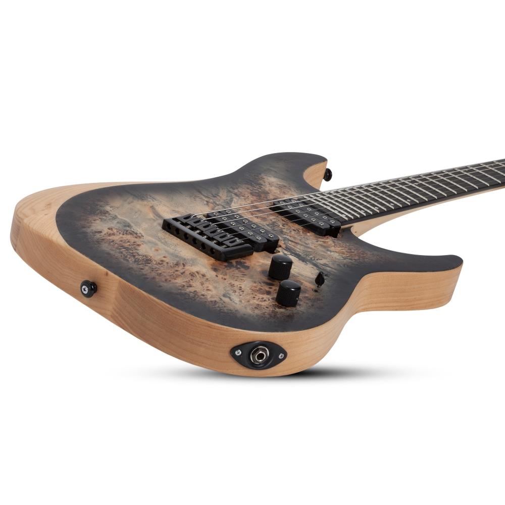 Schecter Reaper-6 Elektro Gitar (Satin Charcoal Burst)