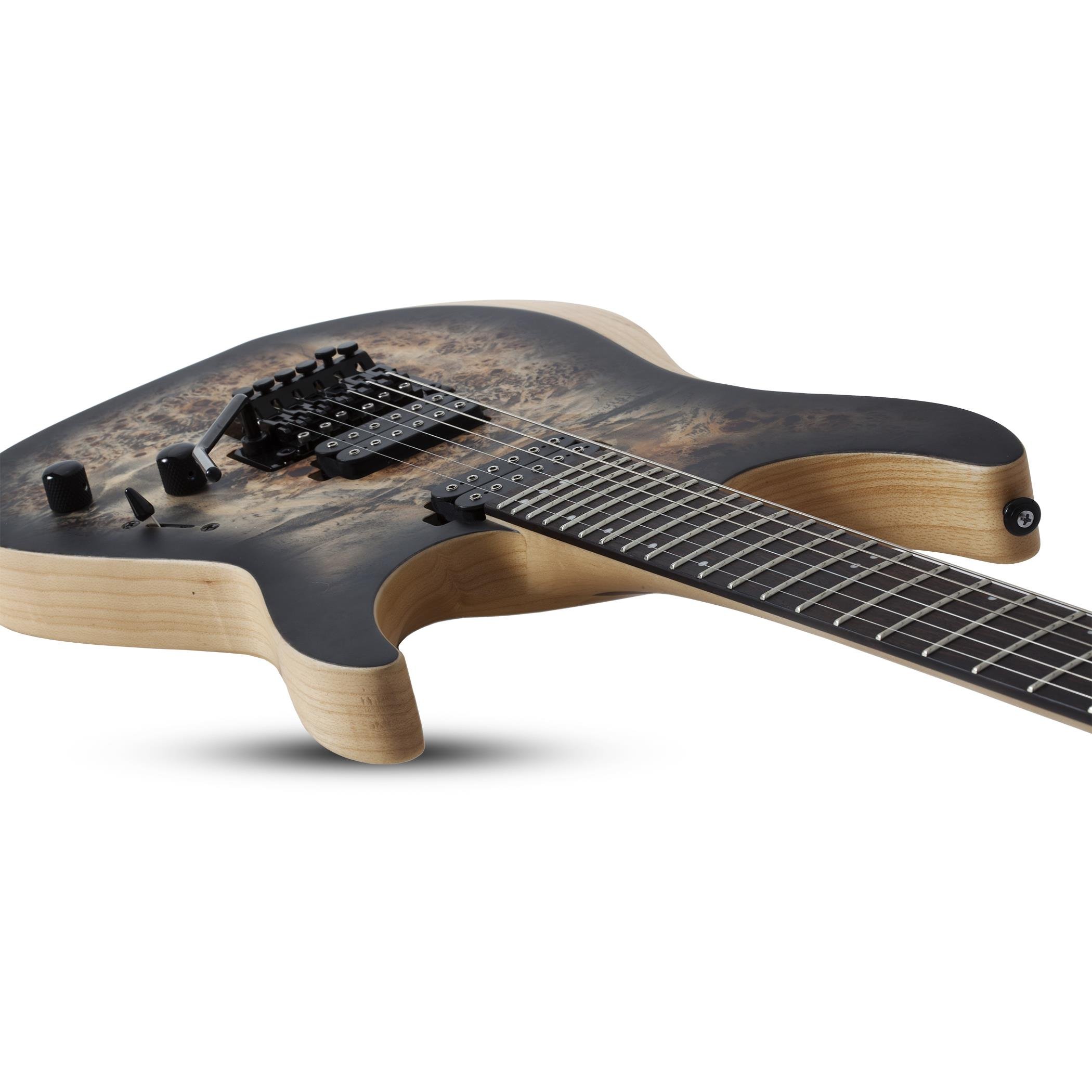 Schecter Reaper-6 FR Elektro Gitar (Satin Charcoal Burst)