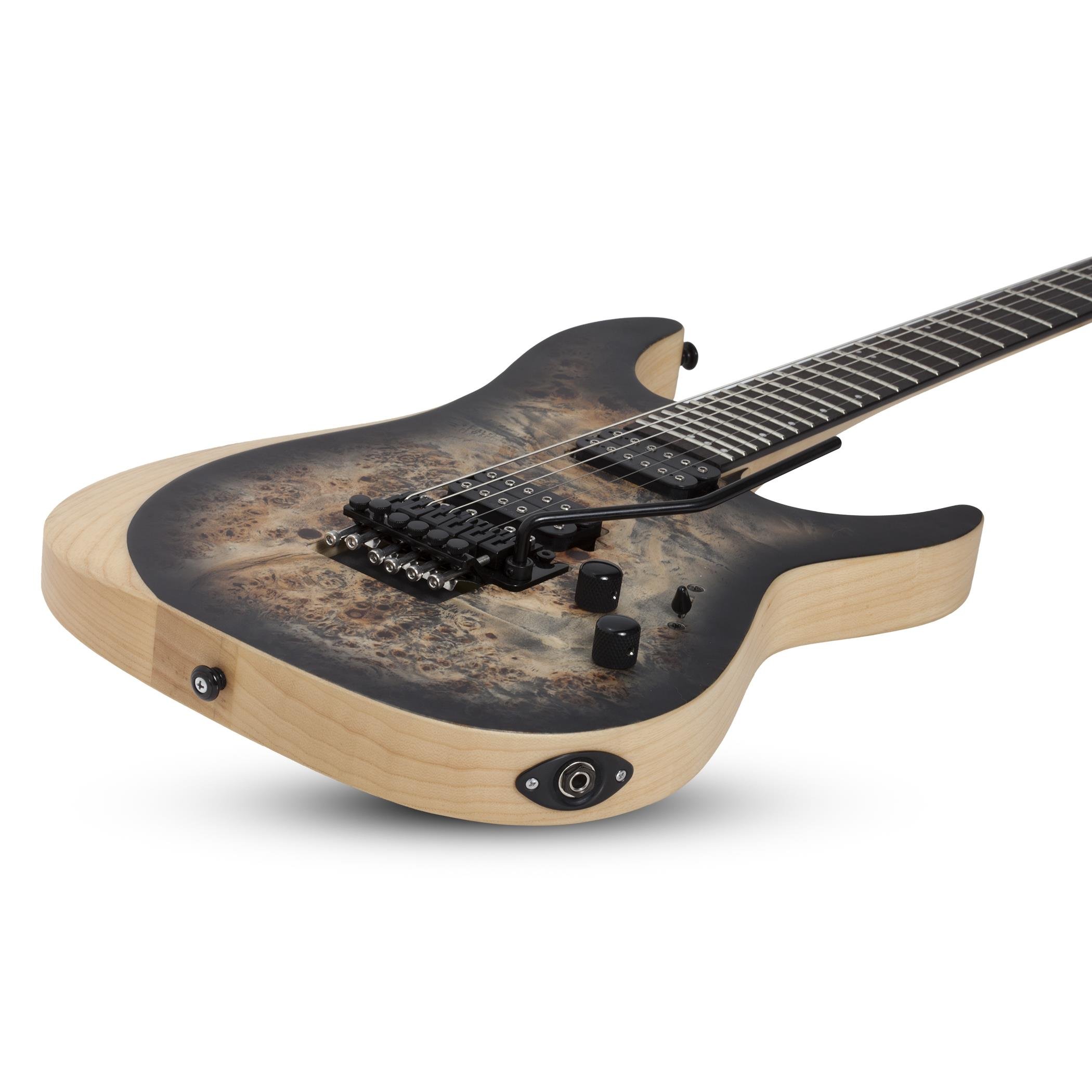 Schecter Reaper-6 FR Elektro Gitar (Satin Charcoal Burst)