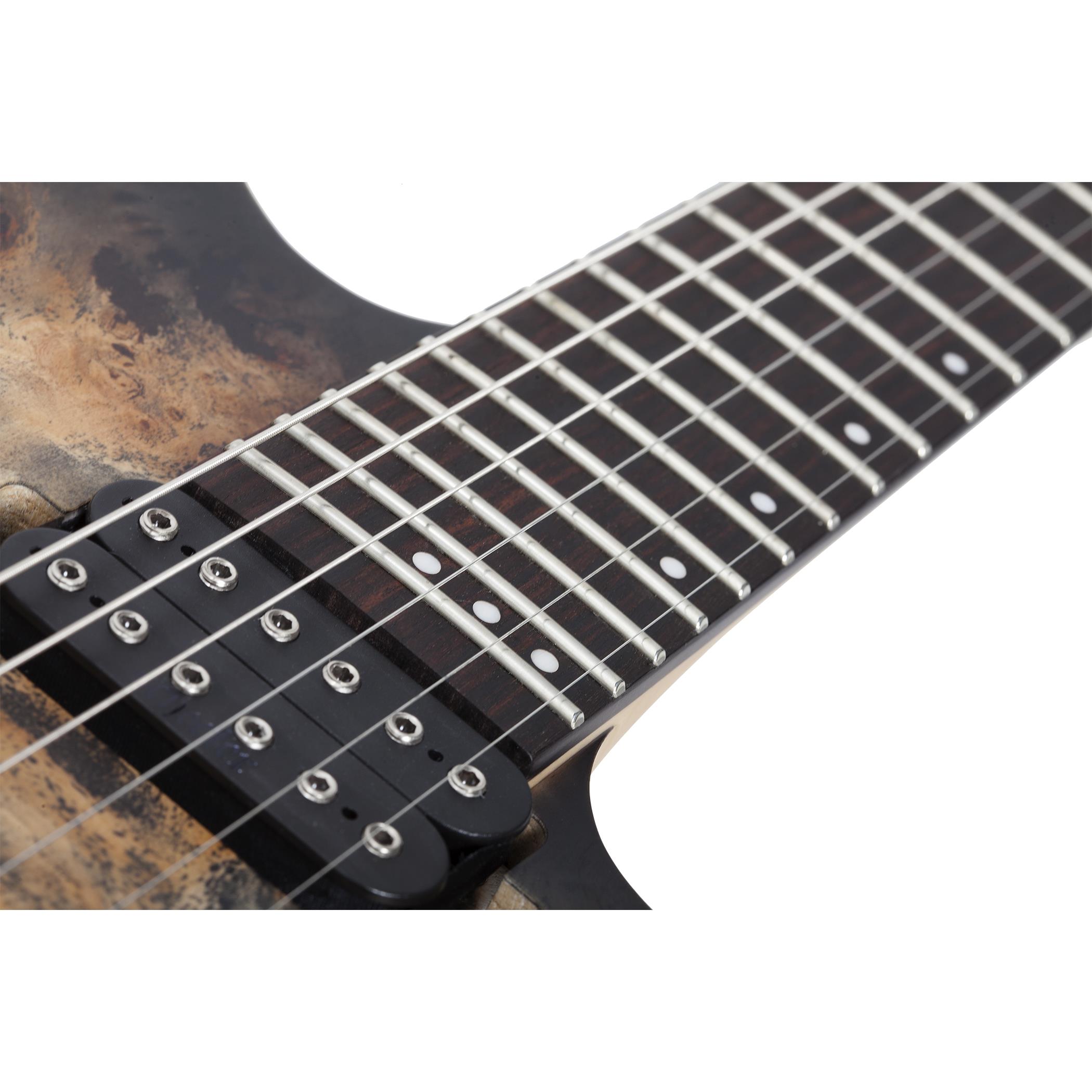 Schecter Reaper-6 FR Elektro Gitar (Satin Charcoal Burst)